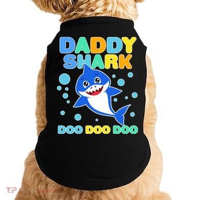 Scary Daddy Shark Doo Doo Doo Halloween Doggie Tank