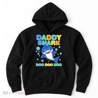 Scary Daddy Shark Doo Doo Doo Halloween Hoodie thumb 0