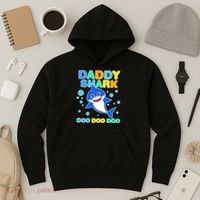 Scary Daddy Shark Doo Doo Doo Halloween Hoodie thumb 3