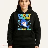 Scary Daddy Shark Doo Doo Doo Halloween Hoodie thumb 5