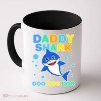 Scary Daddy Shark Doo Doo Doo Halloween Coffee Mug thumb 0