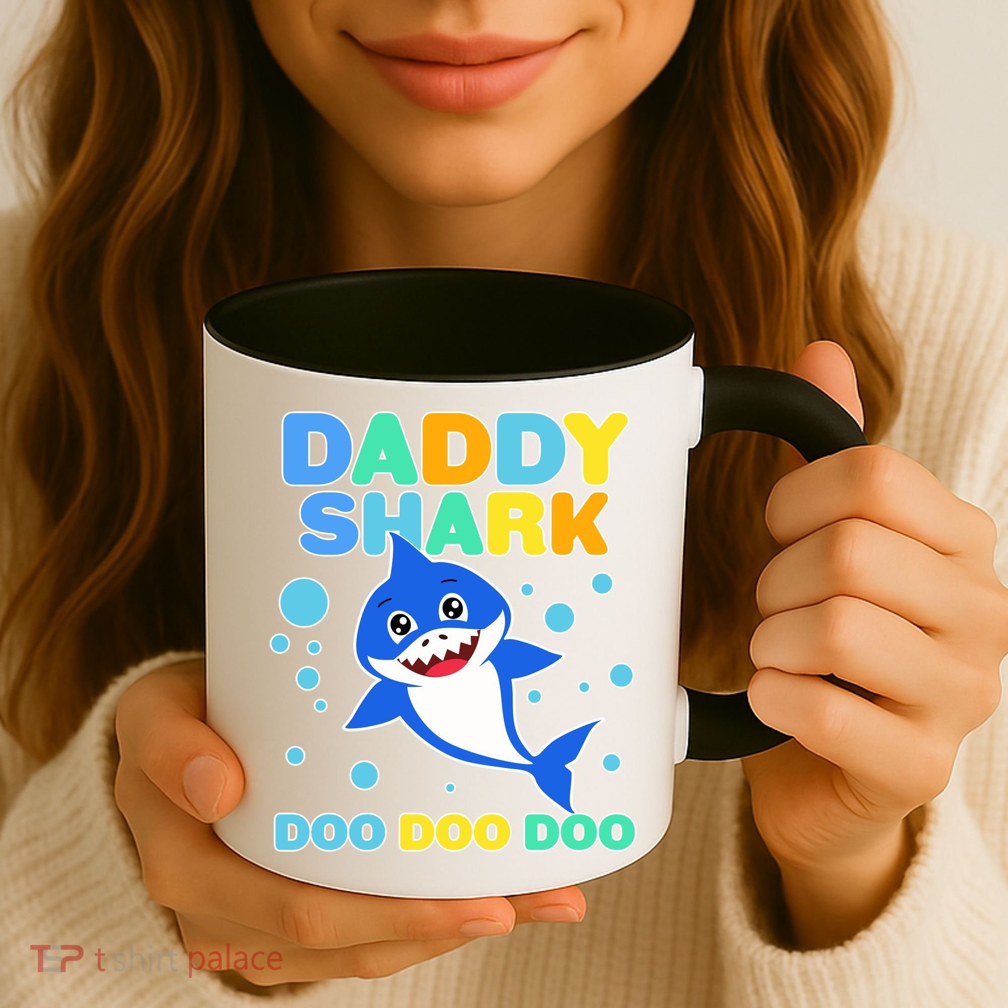 Scary Daddy Shark Doo Doo Doo Halloween Coffee Mug