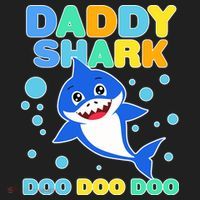 Scary Daddy Shark Doo Doo Doo Halloween Beanie thumb 2