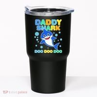 Scary Daddy Shark Doo Doo Doo Halloween Tumbler thumb 0