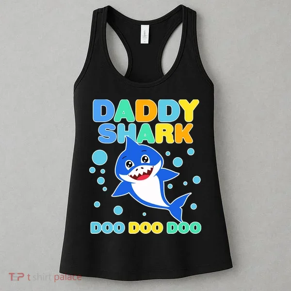 Scary Daddy Shark Doo Doo Doo Halloween Women's Tank Top