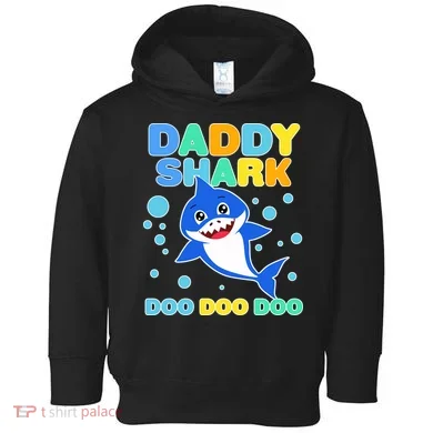 Scary Daddy Shark Doo Doo Doo Halloween Toddler Hoodie