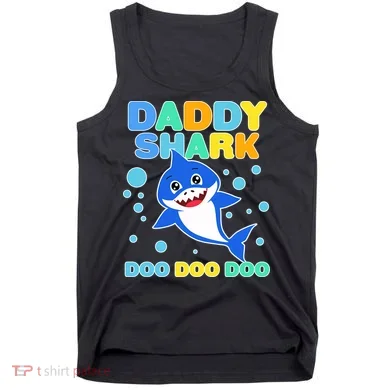 Scary Daddy Shark Doo Doo Doo Halloween Tank Top