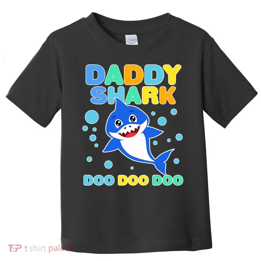 Scary Daddy Shark Doo Doo Doo Halloween Toddler T-Shirt