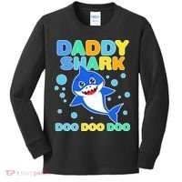 Scary Daddy Shark Doo Doo Doo Halloween Kids Long Sleeve Shirt thumb 0