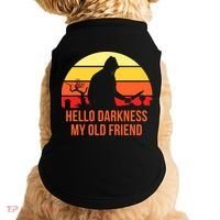 Scary Hello Darkness My Old Friend Doggie Tank thumb 0
