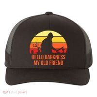 Scary Hello Darkness My Old Friend Yupoong Adult 5-Panel Trucker Hat thumb 0