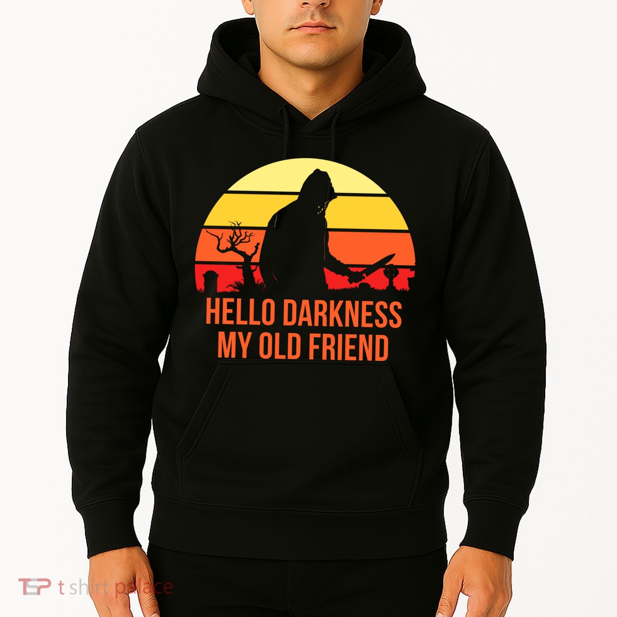 Scary Hello Darkness My Old Friend Hoodie