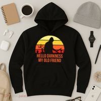 Scary Hello Darkness My Old Friend Hoodie thumb 3