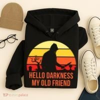 Scary Hello Darkness My Old Friend Hoodie thumb 4