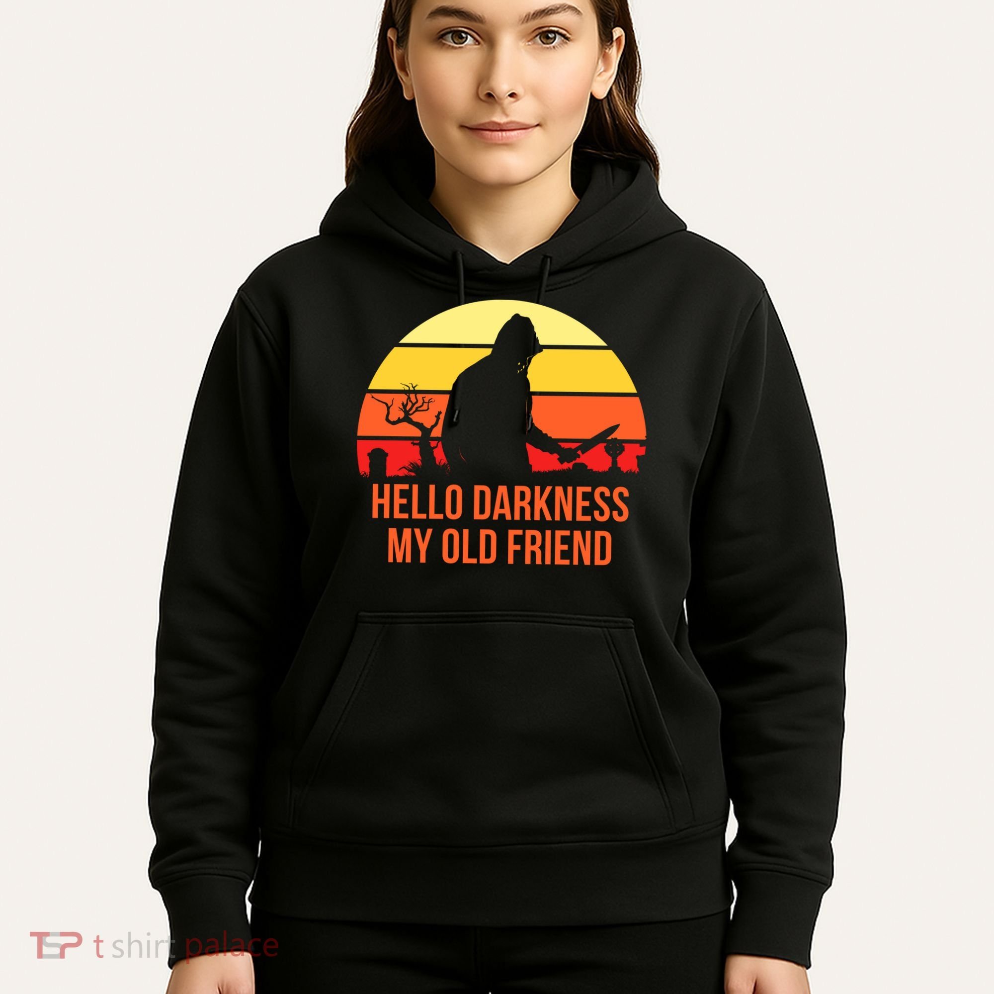 Scary Hello Darkness My Old Friend Hoodie