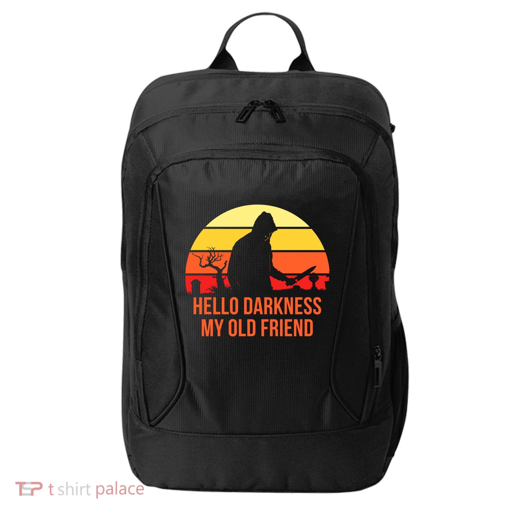 Scary Hello Darkness My Old Friend City Backpack