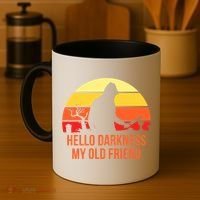 Scary Hello Darkness My Old Friend Coffee Mug thumb 4