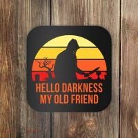 Scary Hello Darkness My Old Friend Coaster thumb 0