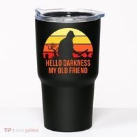 Scary Hello Darkness My Old Friend Tumbler thumb 0