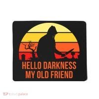 Scary Hello Darkness My Old Friend Mousepad thumb 0
