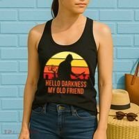 Scary Hello Darkness My Old Friend Women's Tank Top thumb 2