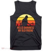 Scary Hello Darkness My Old Friend Tank Top thumb 0