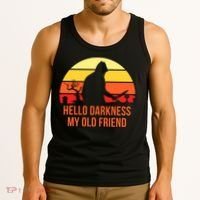 Scary Hello Darkness My Old Friend Tank Top thumb 3