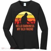 Scary Hello Darkness My Old Friend Women's Long Sleeve Shirt thumb 0