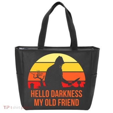 Scary Hello Darkness My Old Friend Tote Bag