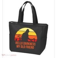 Scary Hello Darkness My Old Friend Tote Bag thumb 3