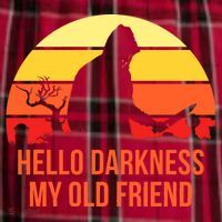 Scary Hello Darkness My Old Friend Men's Flannel Plaid Pajama Pants thumb 2