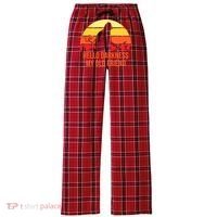 Scary Hello Darkness My Old Friend Women's Flannel Plaid Pajama Pants thumb 0