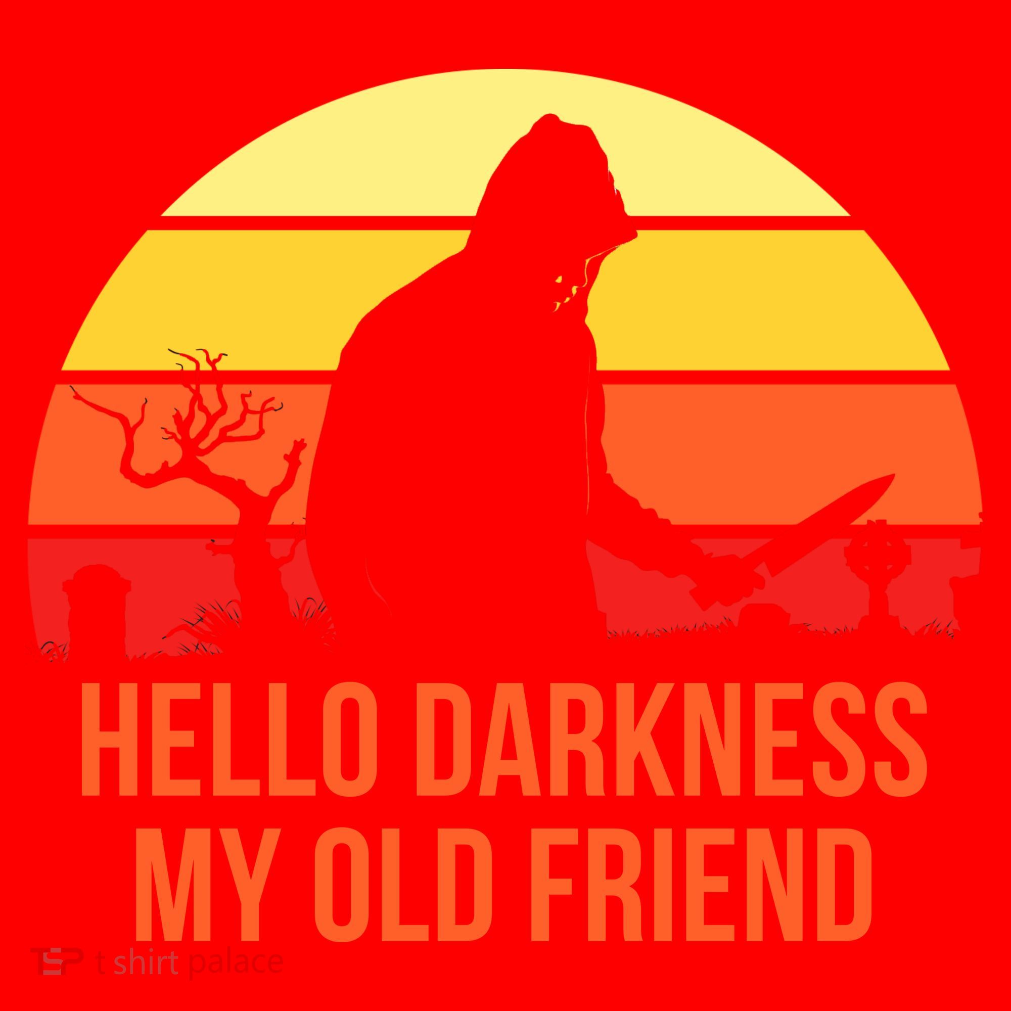 Scary Hello Darkness My Old Friend Santa Hat