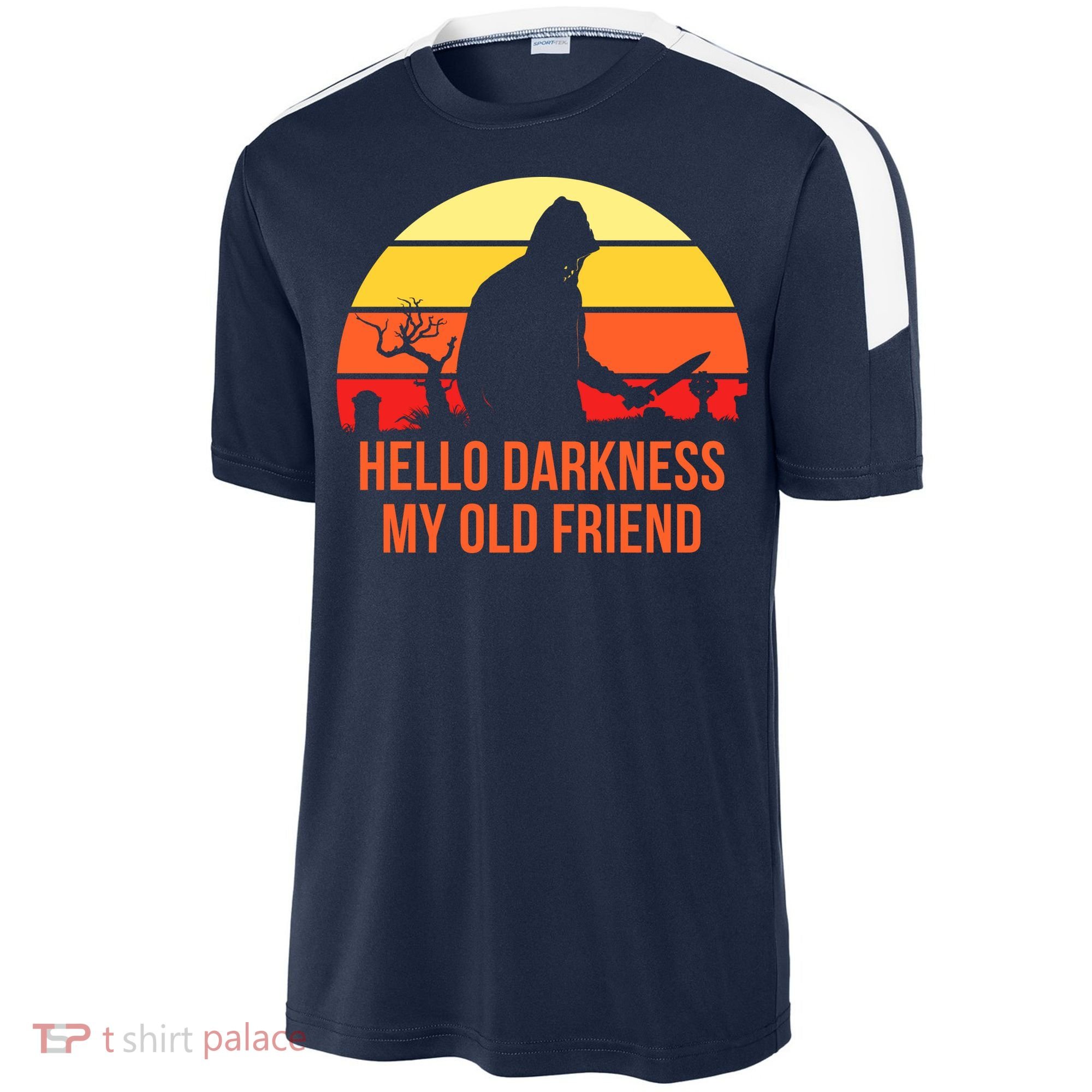 Scary Hello Darkness My Old Friend Sport-Tek Competitor United Soccer Jersey