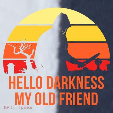 Scary Hello Darkness My Old Friend Sport-Tek Competitor United Soccer Jersey