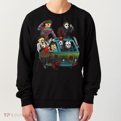 Scary Holocaust Machine Van Movie Characters Women's Sweatshirt
