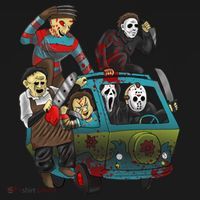 Scary Holocaust Machine Van Movie Characters USA-Made Doggie Bandana thumb 2