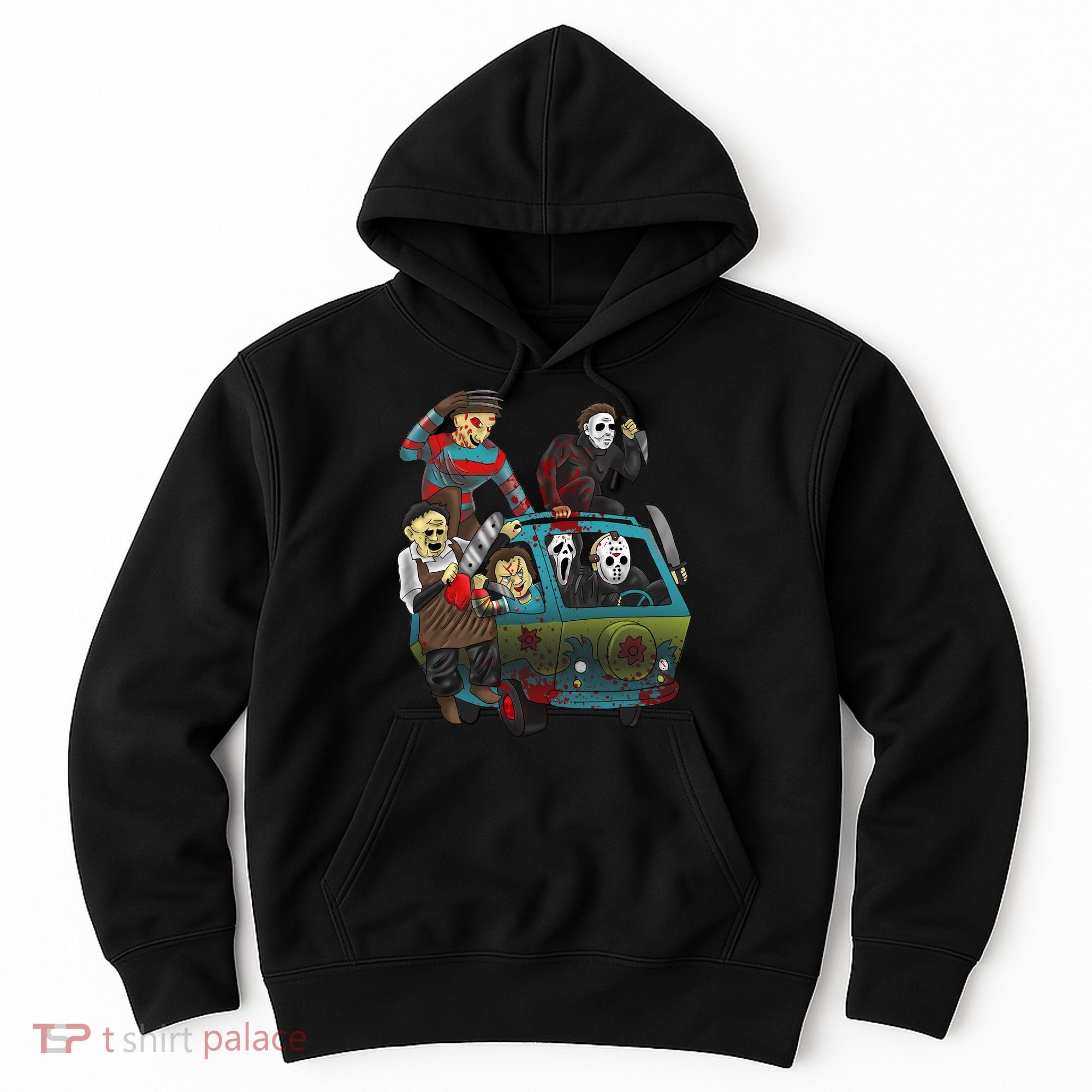 Scary Holocaust Machine Van Movie Characters Hoodie