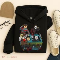 Scary Holocaust Machine Van Movie Characters Hoodie thumb 4
