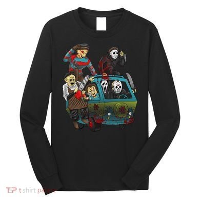 Scary Holocaust Machine Van Movie Characters Long Sleeve Shirt