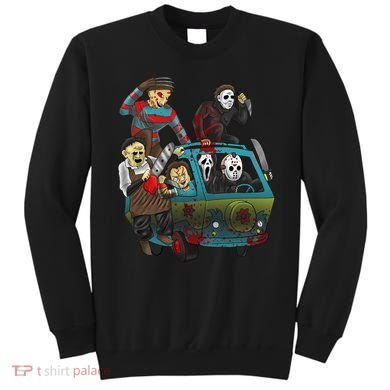 Scary Holocaust Machine Van Movie Characters Sweatshirt