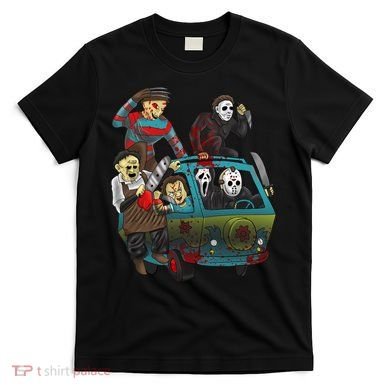 Scary Holocaust Machine Van Movie Characters T-Shirt