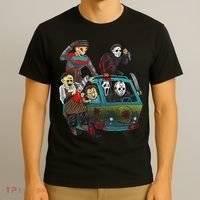Scary Holocaust Machine Van Movie Characters T-Shirt thumb 3