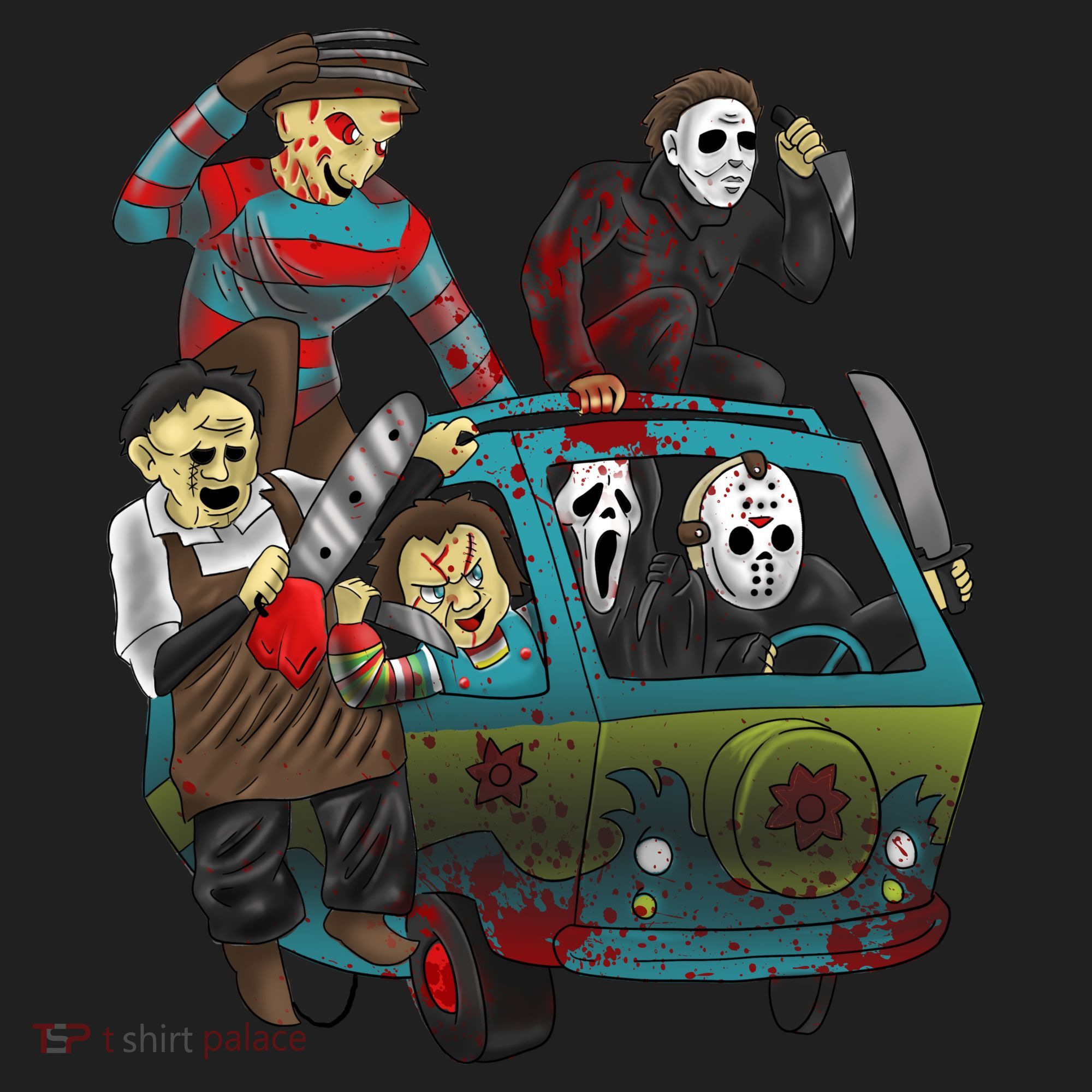 Scary Holocaust Machine Van Movie Characters Beanie