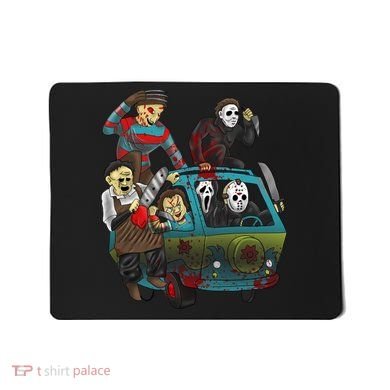 Scary Holocaust Machine Van Movie Characters Mousepad
