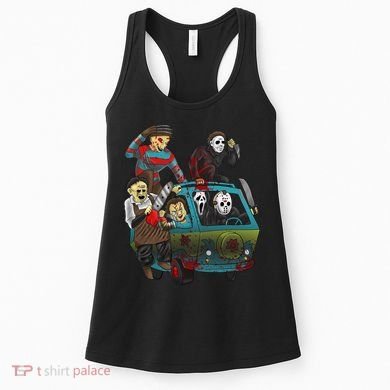 Scary Holocaust Machine Van Movie Characters Women's Tank Top