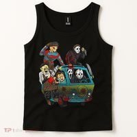 Scary Holocaust Machine Van Movie Characters Tank Top thumb 2