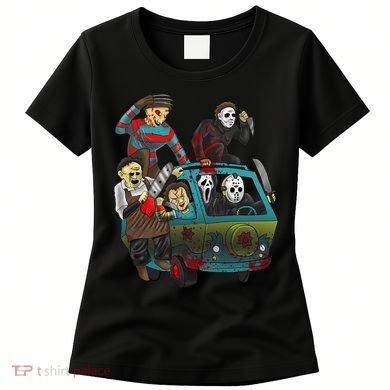 Scary Holocaust Machine Van Movie Characters Women's T-Shirt