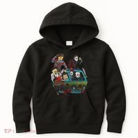 Scary Holocaust Machine Van Movie Characters Kids Hoodie thumb 0