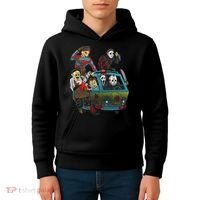 Scary Holocaust Machine Van Movie Characters Kids Hoodie thumb 4